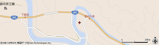 島根県益田市美都町仙道1245周辺の地図