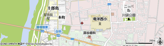 静岡県磐田市川袋1822周辺の地図
