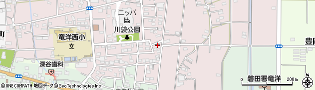 静岡県磐田市川袋1365周辺の地図