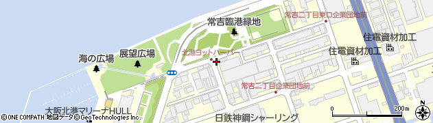 大阪府大阪市此花区常吉周辺の地図