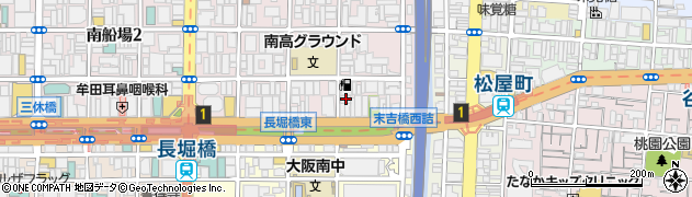 大阪府大阪市中央区南船場1丁目3-21周辺の地図