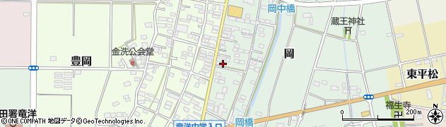 静岡県磐田市岡756周辺の地図