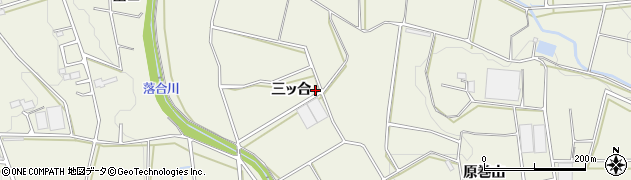 愛知県豊橋市伊古部町（三ッ合）周辺の地図