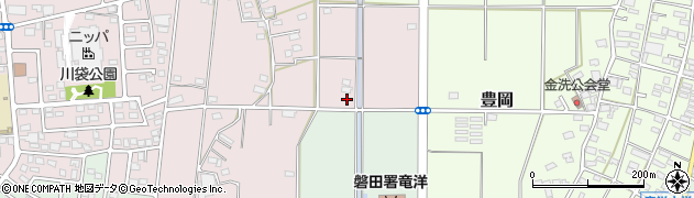 静岡県磐田市川袋1186周辺の地図