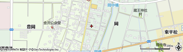 静岡県磐田市岡754周辺の地図