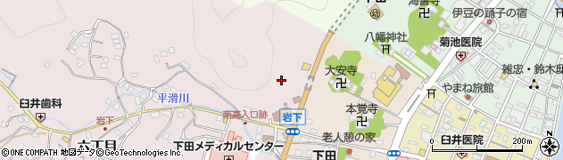 広岡トンネル周辺の地図