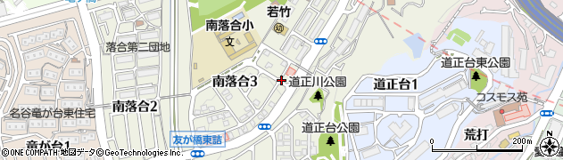 兵庫県神戸市須磨区南落合周辺の地図