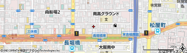 大阪府大阪市中央区南船場1丁目11-24周辺の地図