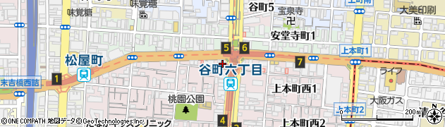 関西みらい銀行谷町支店 ＡＴＭ周辺の地図