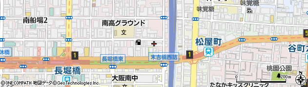 大阪府大阪市中央区南船場1丁目3-31周辺の地図