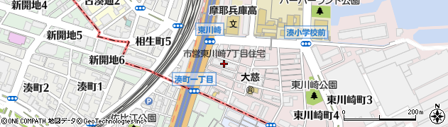 東川崎７丁目住宅周辺の地図