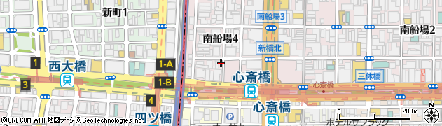阪神調剤薬局　心斎橋店周辺の地図