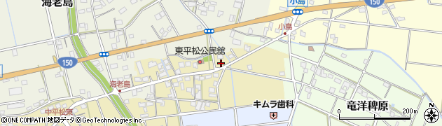 静岡県磐田市東平松84周辺の地図