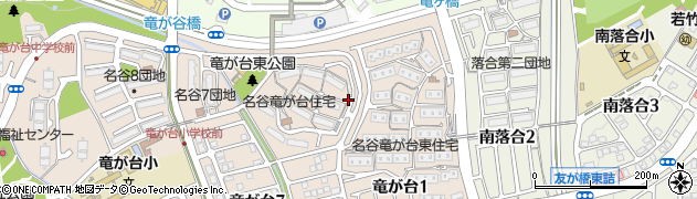 兵庫県神戸市須磨区竜が台1丁目周辺の地図