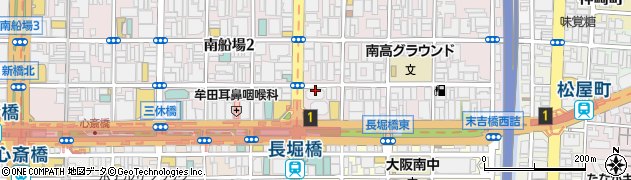 商工組合中央金庫　船場支店周辺の地図
