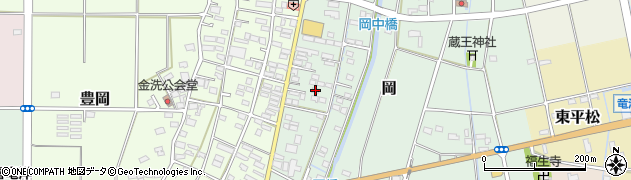 静岡県磐田市岡752周辺の地図
