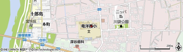 静岡県磐田市川袋1900周辺の地図