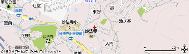 兵庫県神戸市須磨区妙法寺（池ノ内）周辺の地図