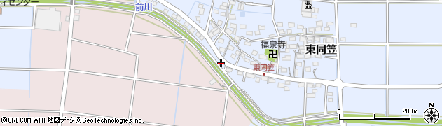 静岡県袋井市東同笠220周辺の地図
