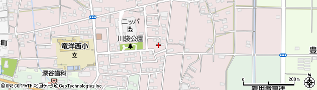 静岡県磐田市川袋1375周辺の地図