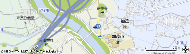 岡山県岡山市北区津寺523周辺の地図