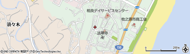 静岡県牧之原市波津1158周辺の地図