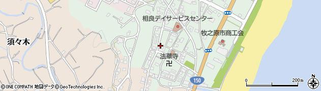 静岡県牧之原市波津1157周辺の地図