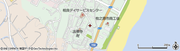 静岡県牧之原市波津1348周辺の地図