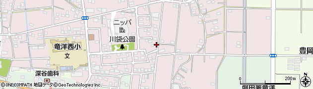 静岡県磐田市川袋1377周辺の地図