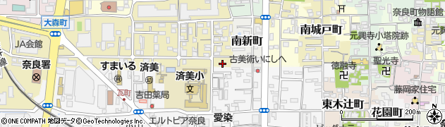 奈良県奈良市大森町289周辺の地図