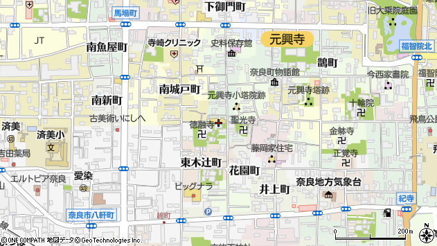 〒630-8335 奈良県奈良市鳴川町の地図