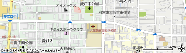 東大阪朝鮮中級学校周辺の地図