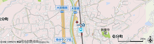 コスモ生駒壱分ＳＳ周辺の地図