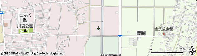 静岡県磐田市川袋1187周辺の地図