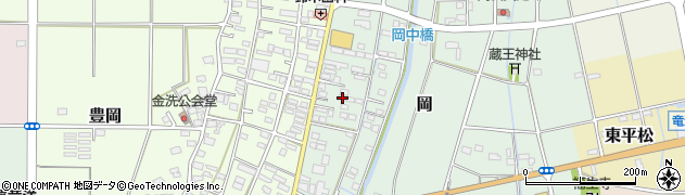 静岡県磐田市岡750周辺の地図