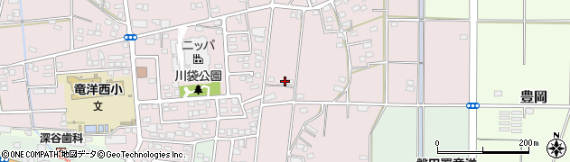 静岡県磐田市川袋1307-2周辺の地図