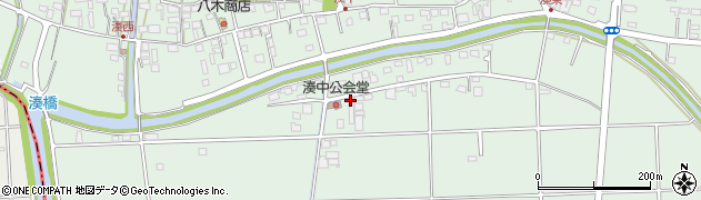 静岡県袋井市湊1406周辺の地図