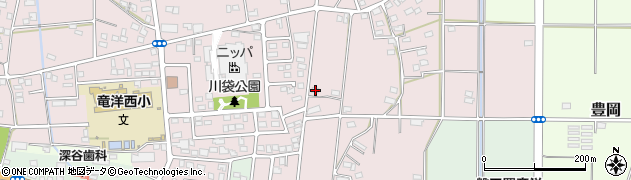 静岡県磐田市川袋1307-4周辺の地図