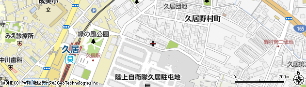 三重県津市久居野村町363周辺の地図
