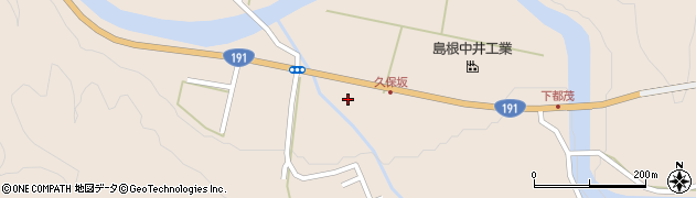 島根県益田市美都町仙道810周辺の地図