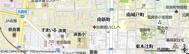 奈良県奈良市大森町290周辺の地図