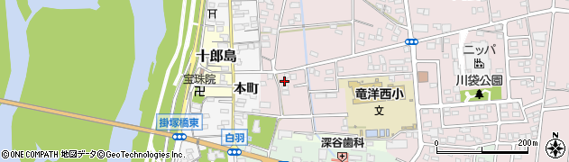 静岡県磐田市川袋1801周辺の地図