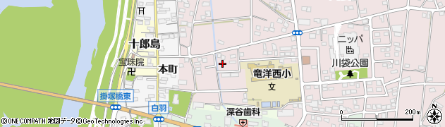 静岡県磐田市川袋1831周辺の地図