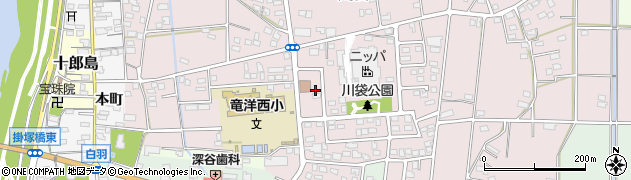 静岡県磐田市川袋1444周辺の地図