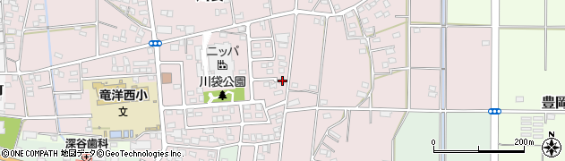 静岡県磐田市川袋1364周辺の地図