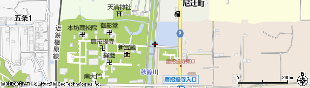 奈良県奈良市五条町1周辺の地図
