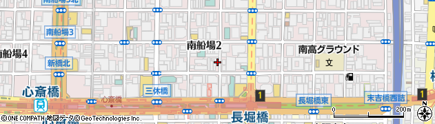 大阪府大阪市中央区南船場2丁目6-5周辺の地図