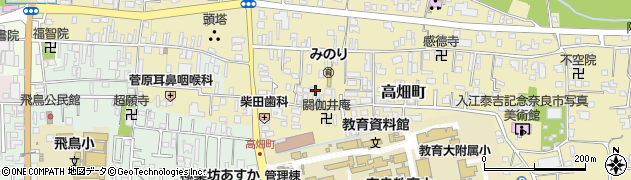 奈良県奈良市東大路町周辺の地図