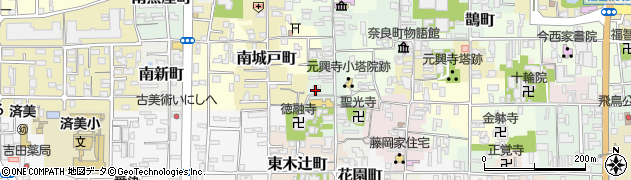 奈良市役所　奈良町にぎわい課周辺の地図
