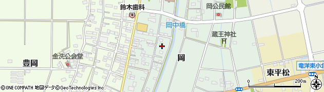 静岡県磐田市岡873周辺の地図